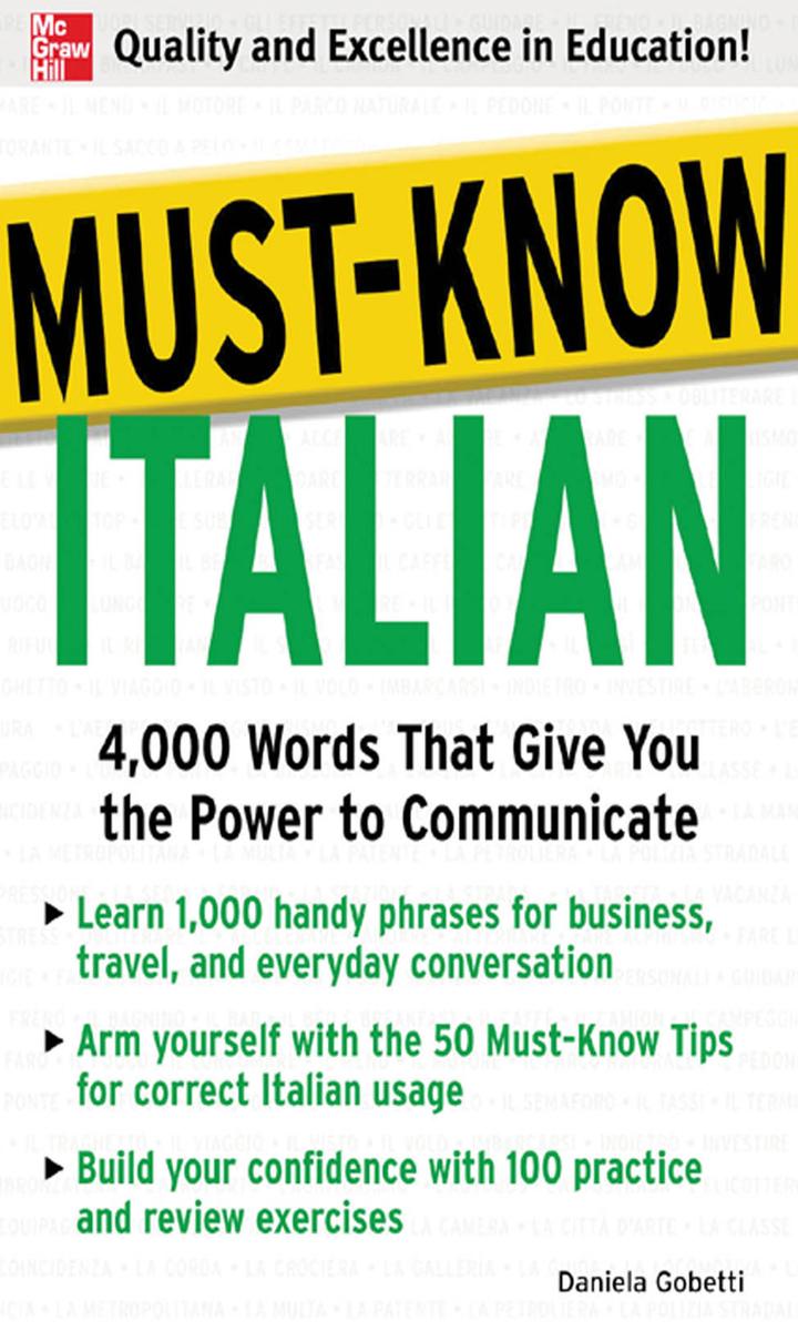 Must-Know Italian 4,000 Words That Give You the Power to Communicate